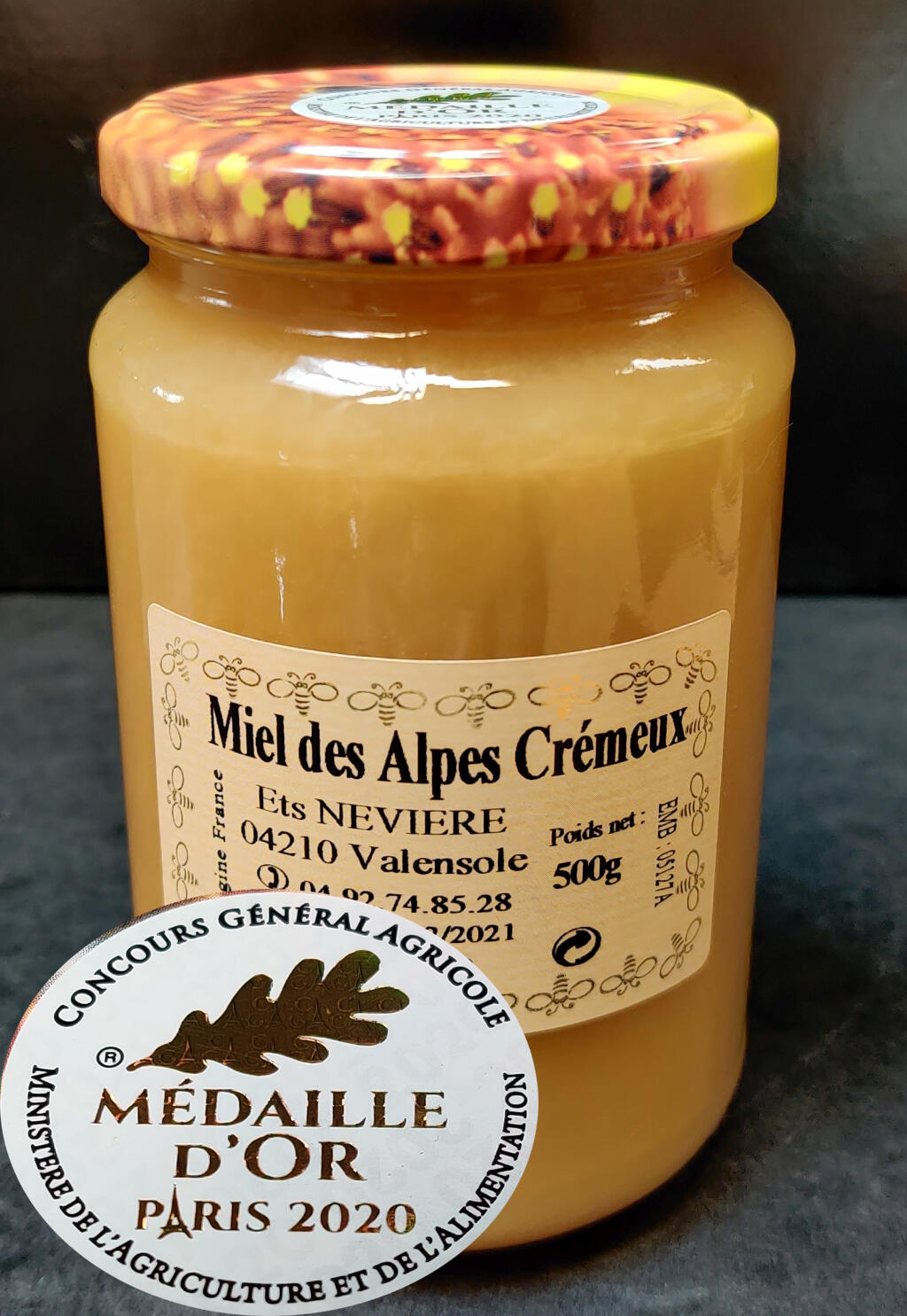 Miel De Sapin Des Vosges Medaille D'or